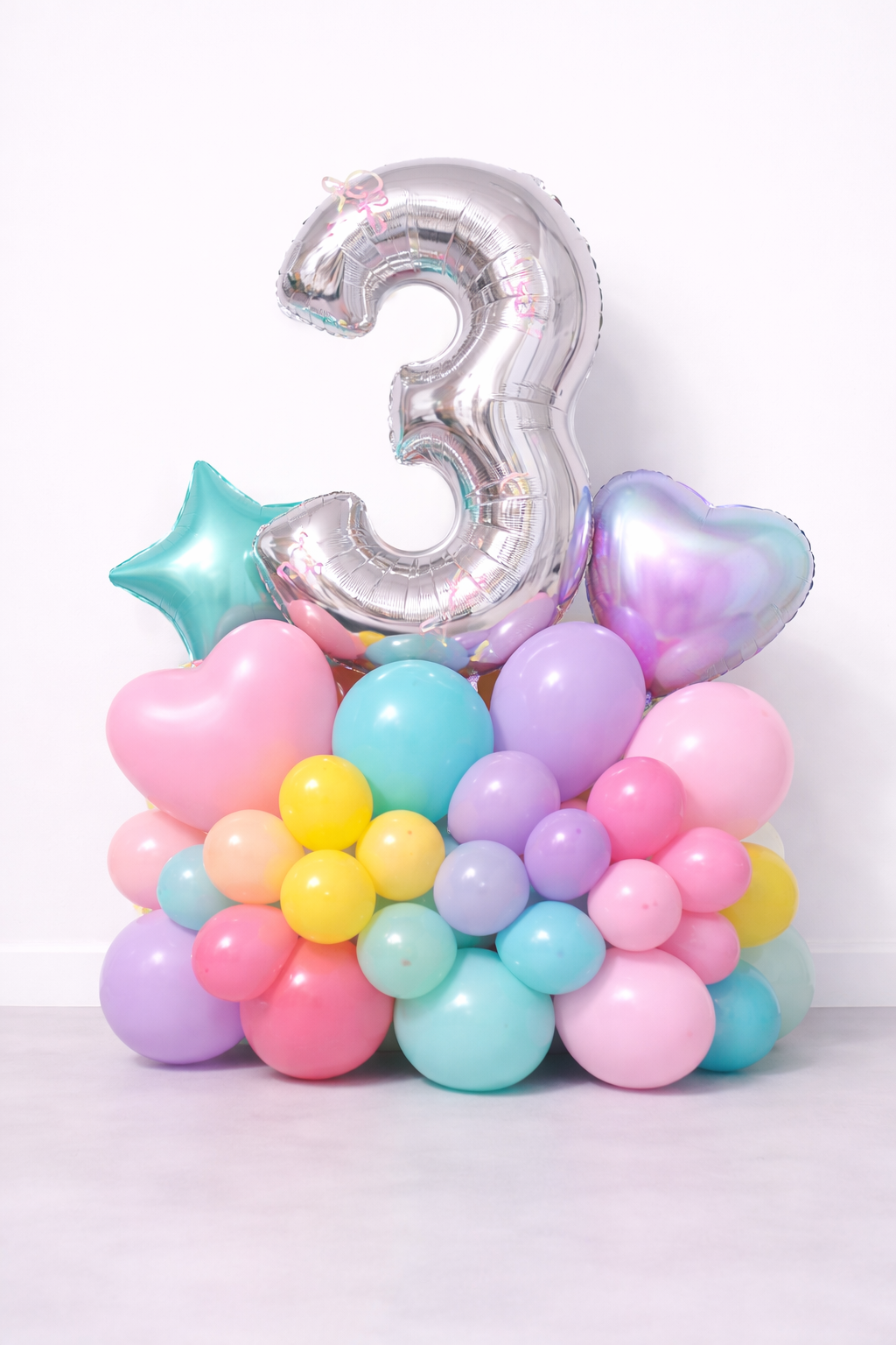 Luxury Balloon Stand with Number (Table/Floor Display)