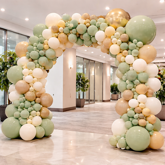 Organic Balloon Arch Entrance